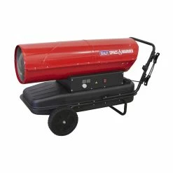 Best Pirce 🎁 Sealey AB3412 Space Warmer® Kerosene/Diesel Heater 340,000Btu/hr With Wheels ⌛