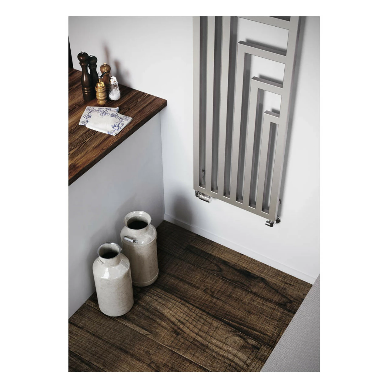 Budget ❤️ Terma Angus Designer Vertical Radiator 1460 X 520mm Nickel Matt 😀 - Image 6