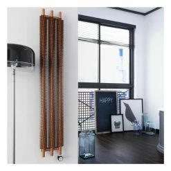 Brand new 🔔 Terma Ribbon V E Vertical Electric Radiator 1800 X 290mm Bright Copper 🎁 -SIP shop EAN 5901804453410 WLRVE180029 KBCOE8M Ribbon VE 1800x290 Copper Lifestyle 1 SQUARE 08250.1663690304