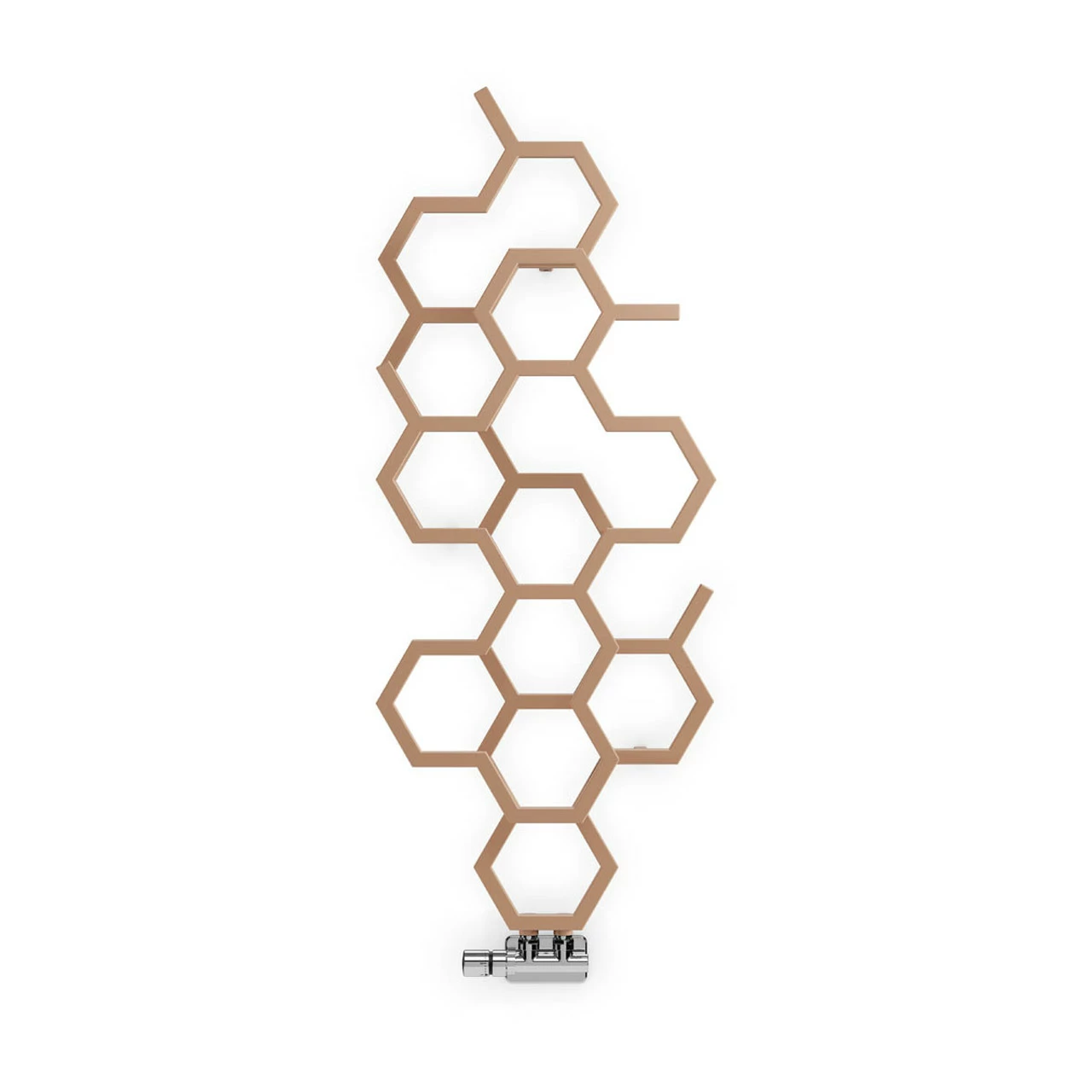 New ✨ Terma Hex Designer Radiator 1200 X 486mm Bright Copper 🔥 2 New ✨ Terma Hex Designer Radiator 1200 X 486mm Bright Copper 🔥 - Image 2