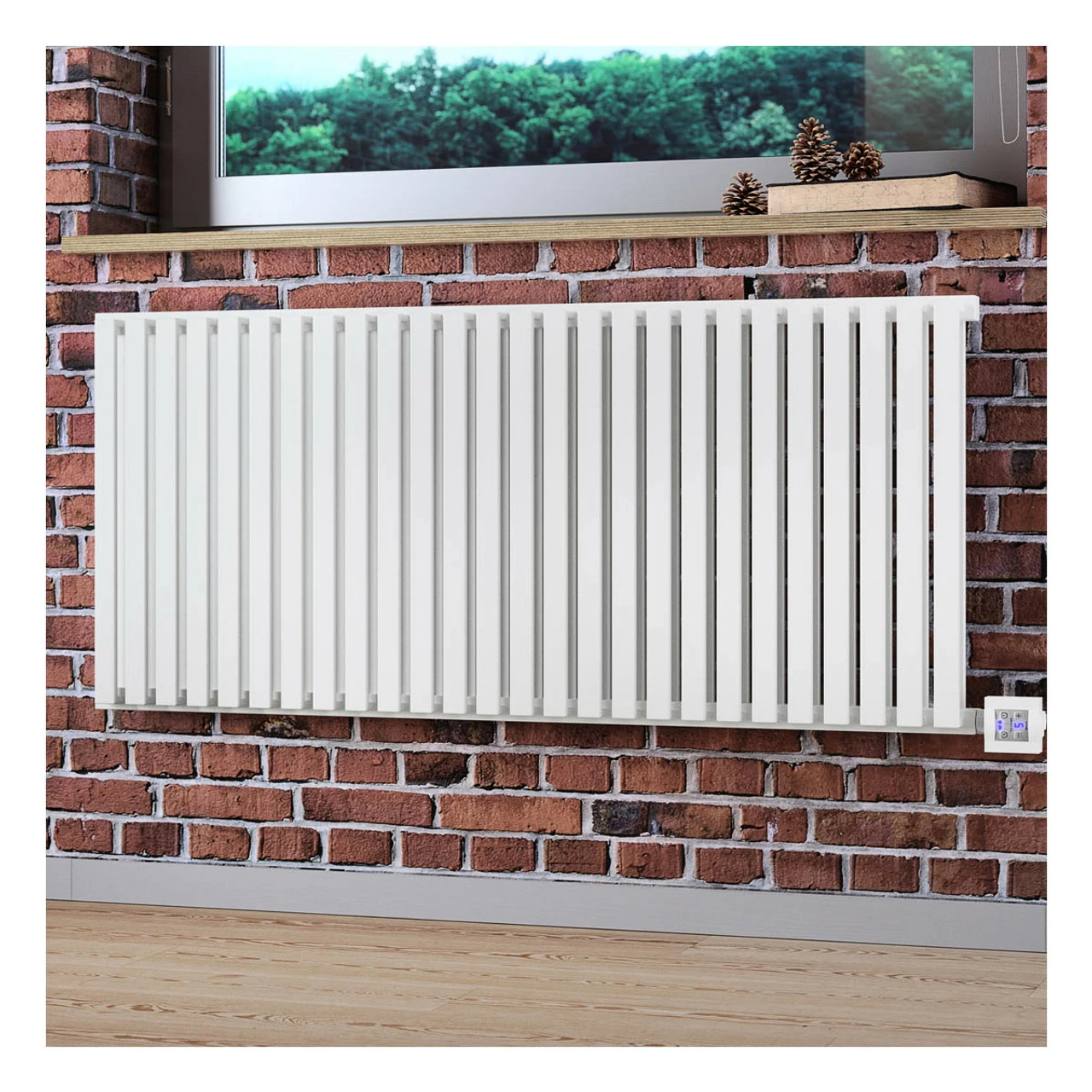 Cheapest π Terma Nemo Electric Radiator 530 X 1185mm Sea Salt White π 6 Cheapest π Terma Nemo Electric Radiator 530 X 1185mm Sea Salt White π - Image 6