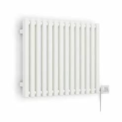 Best Pirce 🎉 Terma Triga E Electric Radiator 560 X 680mm Sea Salt White ⌛