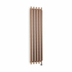 Cheapest β€οΈ Terma Ribbon V E Vertical Electric Radiator 1800 X 490mm Bright Copper β€οΈ