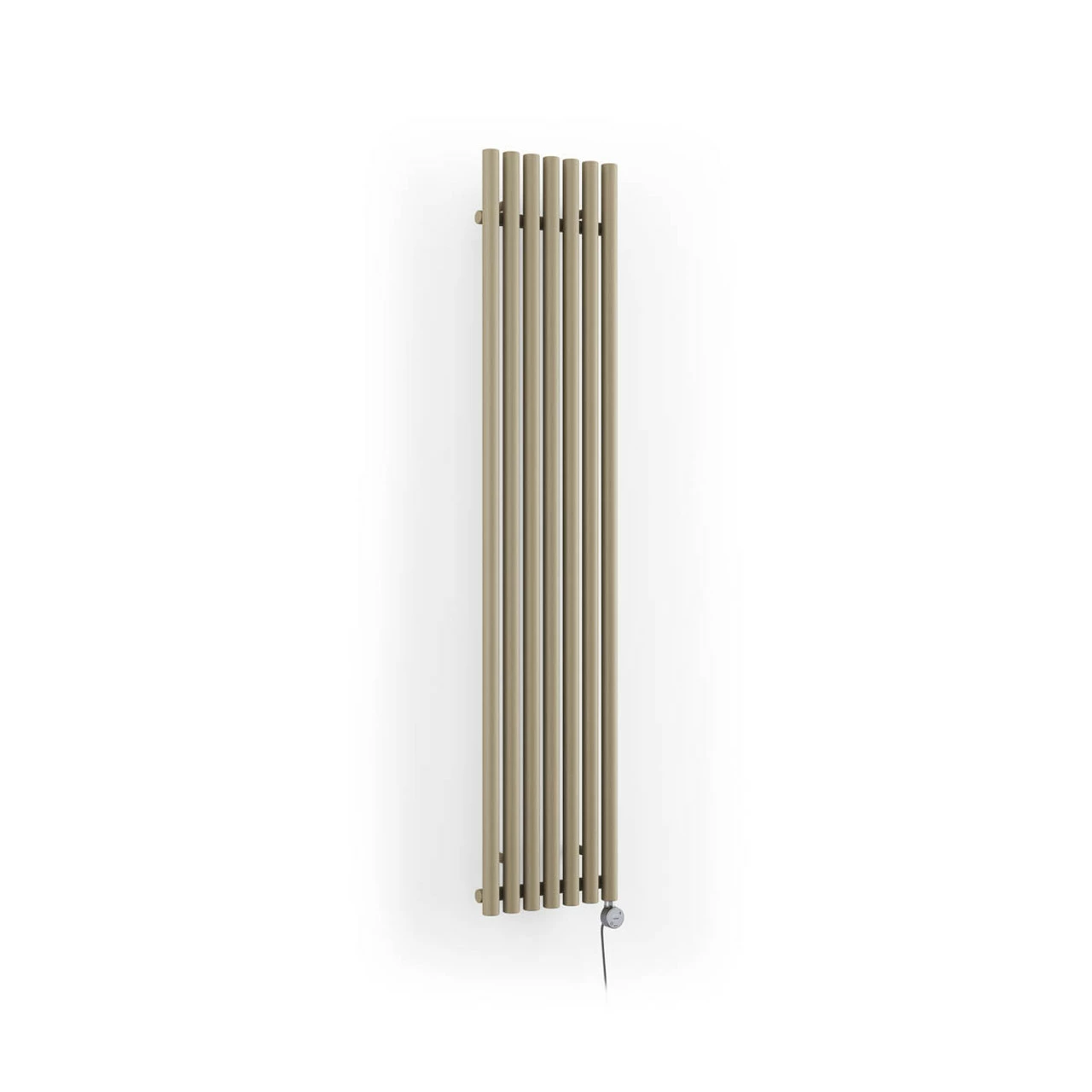 Budget 🛒 Terma Rolo Room E Vertical Electric Radiator 1800 X 370mm Quartz Mocha 👍