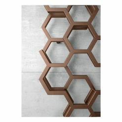 Discount ⌛ Terma Hex Designer Radiator 1700 X 573mm Bright Copper 🤩 -SIP shop EAN 5901804760280 Designer Radiator Hex Bright Copper 1700x573 lifestyle2 90803.1663690300