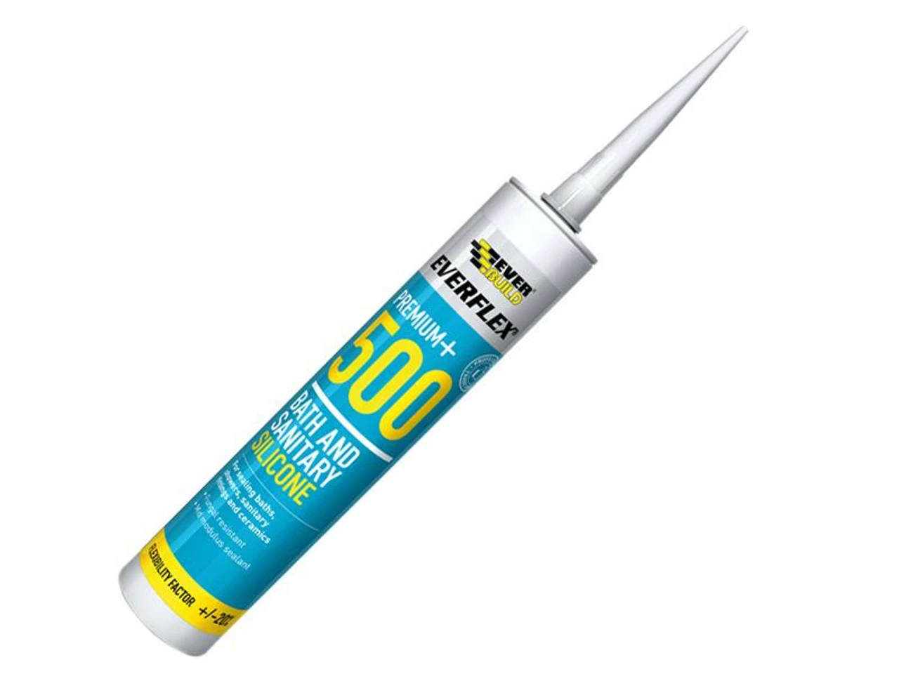 Budget ๐ฅ Everbuild 500WE Bath & Sanitary Silicone Sealant White 295ml ๐ 1 Budget ๐ฅ Everbuild 500WE Bath & Sanitary Silicone Sealant White 295ml ๐