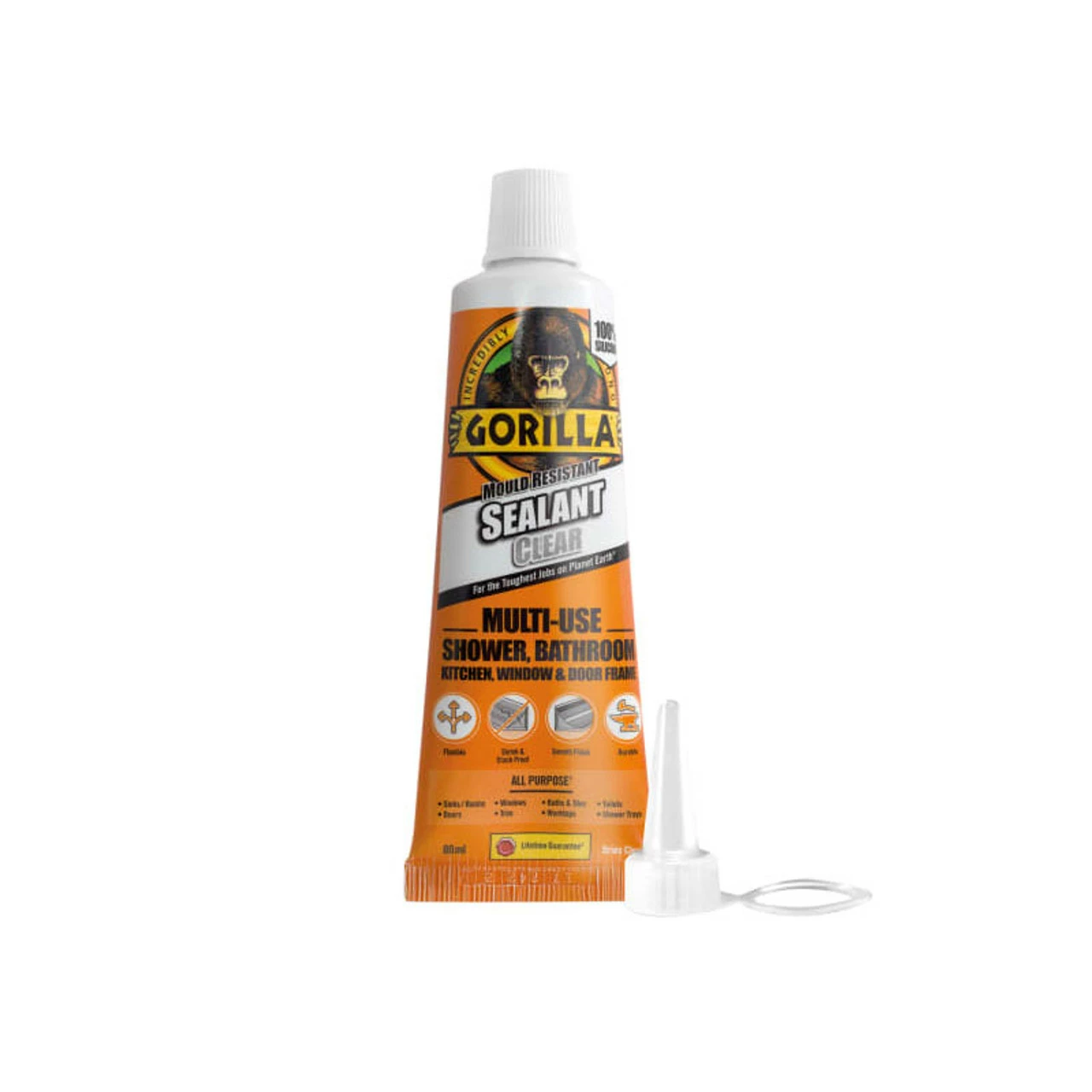 Deals ✔️ Gorilla Glue 1144301 Gorilla All Condition Sealant Clear Tube 80ml ⌛ 1 Deals ✔️ Gorilla Glue 1144301 Gorilla All Condition Sealant Clear Tube 80ml ⌛