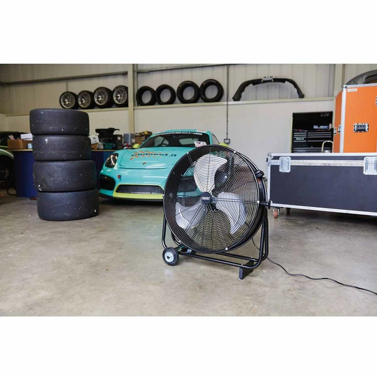 Outlet ❤️ Draper 70045 24"/610mm Drum Fan 121W 230V ✨ 3 Outlet ❤️ Draper 70045 24"/610mm Drum Fan 121W 230V ✨ - Image 3