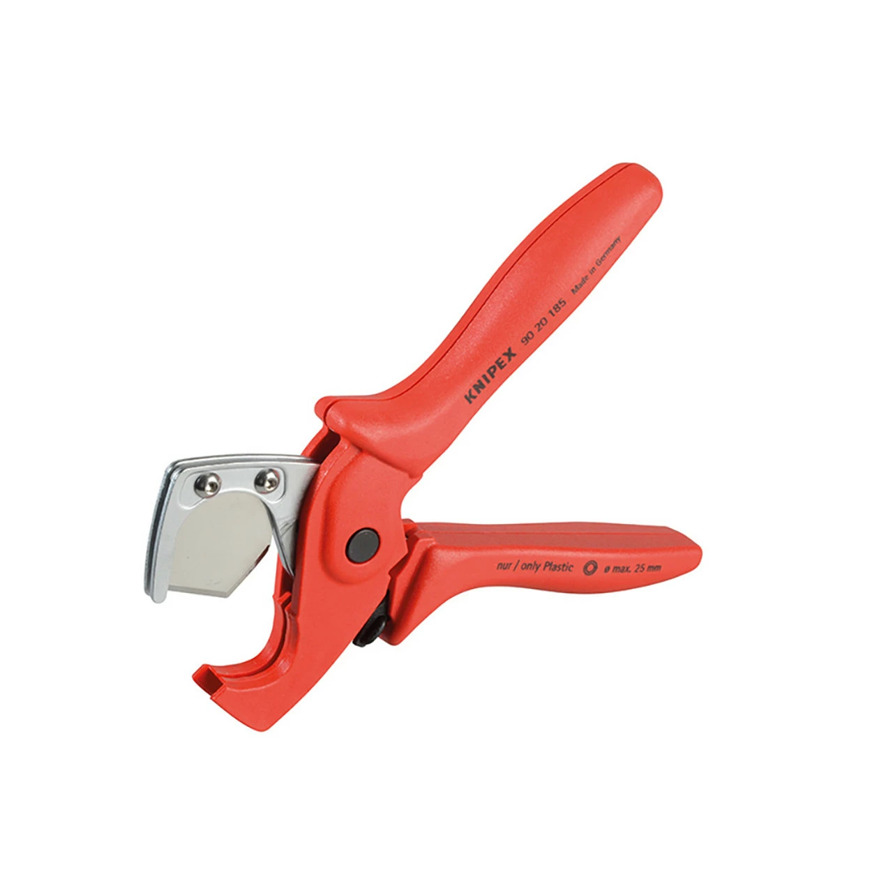 Buy 👍 Knipex KPX9020185 Plastic Conduit Pipe / Hose Cutter 25mm Diameter 😍 1 Buy 👍 Knipex KPX9020185 Plastic Conduit Pipe / Hose Cutter 25mm Diameter 😍