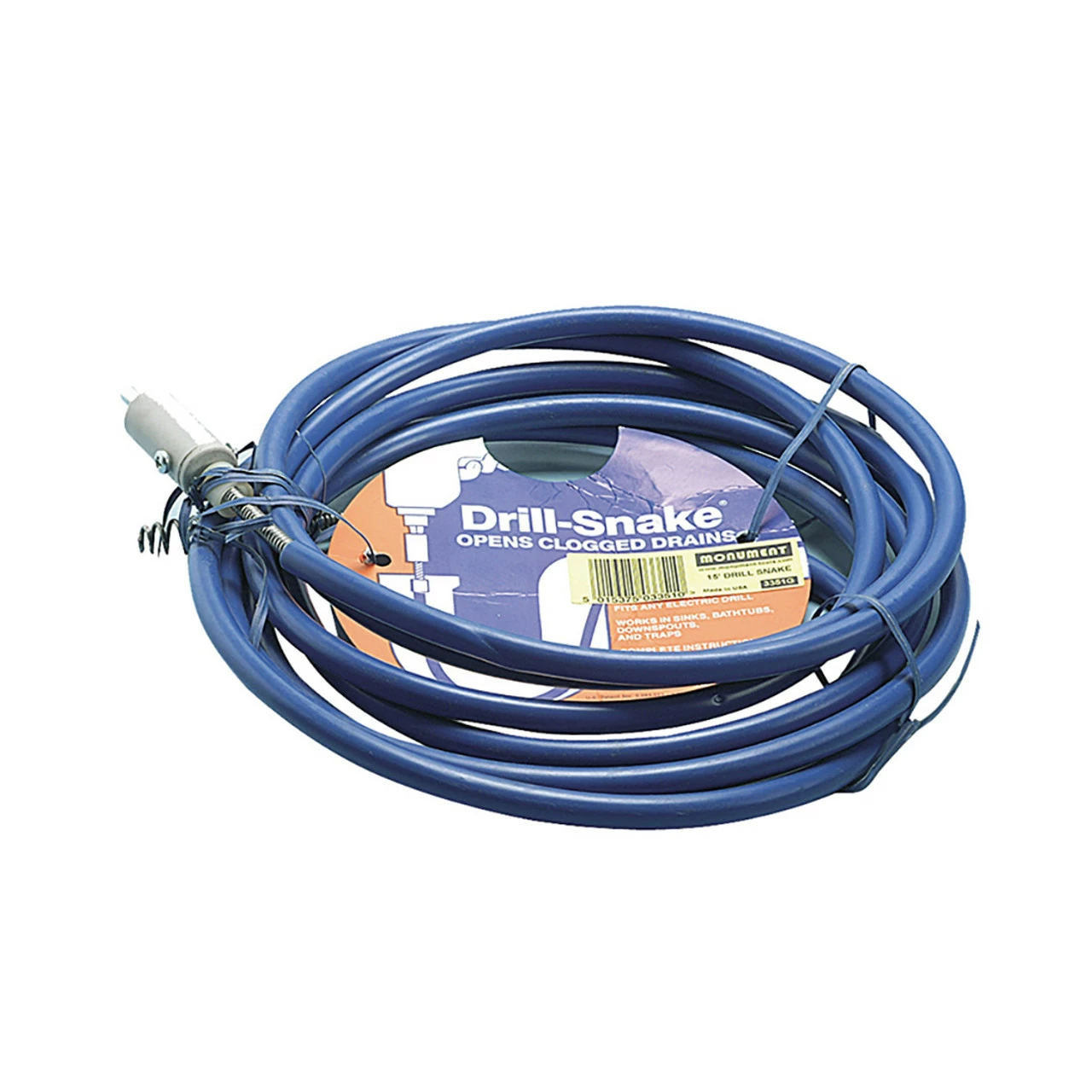 Brand new ๐ Monument MON3351 3351G Drill Snake - 15ft Snake ๐ฏ 1 Brand new ๐ Monument MON3351 3351G Drill Snake - 15ft Snake ๐ฏ