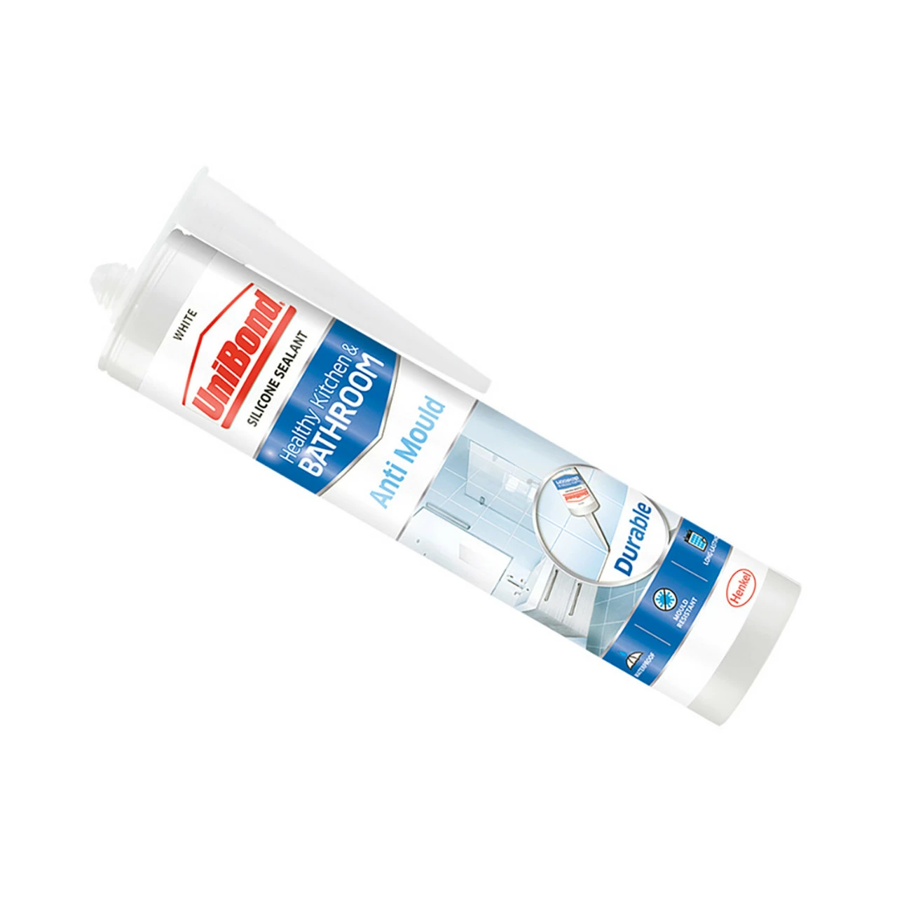 Best Pirce 😍 Unibond UNI2079356 Anti-Mould Kitchen & Bathroom Sealant Cartridge White 274g ✨ 1 Best Pirce 😍 Unibond UNI2079356 Anti-Mould Kitchen & Bathroom Sealant Cartridge White 274g ✨
