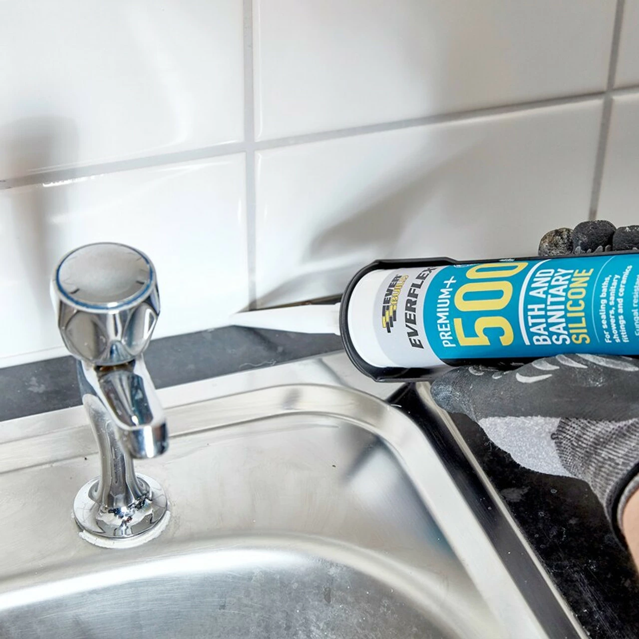 Wholesale 👏 Everbuild 500WE Bath & Sanitary Silicone Sealant White 295ml (25 Tubes) ⭐ 3 Wholesale 👏 Everbuild 500WE Bath & Sanitary Silicone Sealant White 295ml (25 Tubes) ⭐ - Image 3